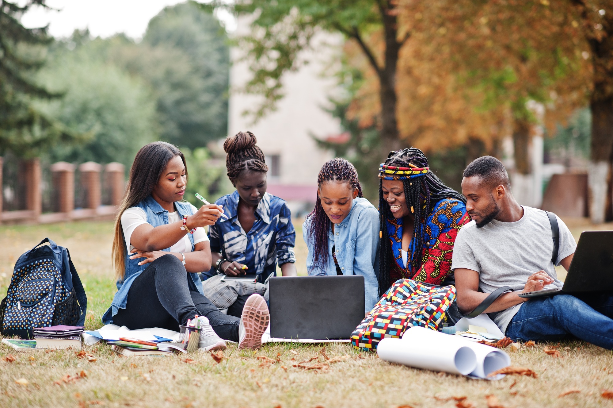 African college student